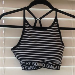 Lorna Jane Striped Sports Bra